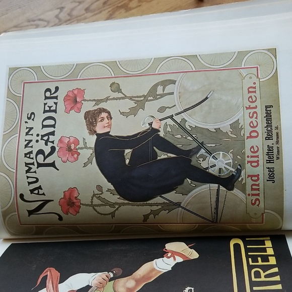 Amazing vintage art book:  "100 Years of Bicycle Posters" by Jack Rennert - Picture 6 of 9